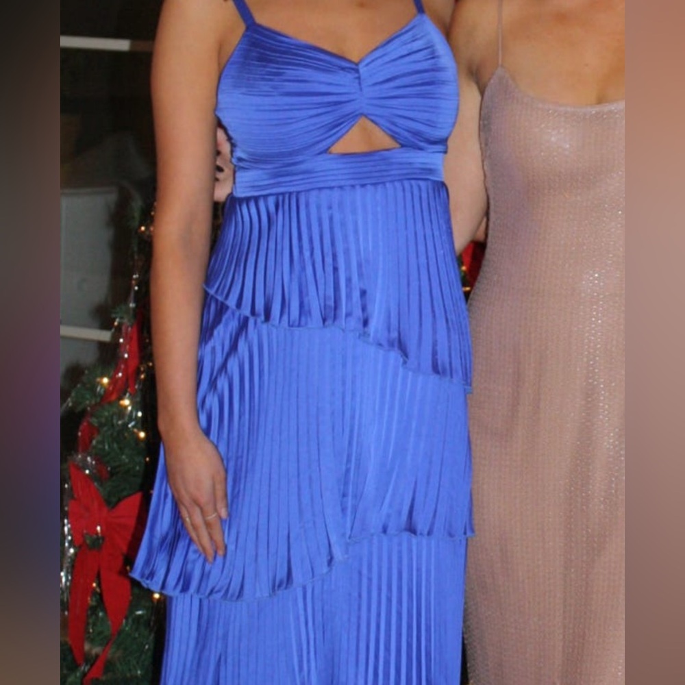 Abercrombie & Fitch Blue Tiered Dress - Picture 5 of 5